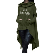 halloween printed mid-length hoodie, view 2 - MRSLM