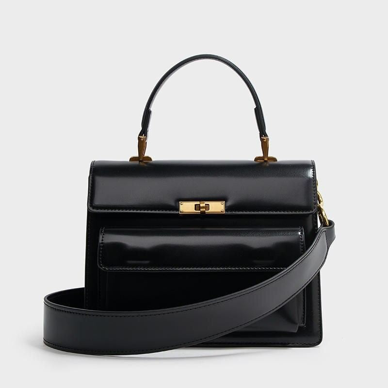 pu leather tote bag - MRSLM