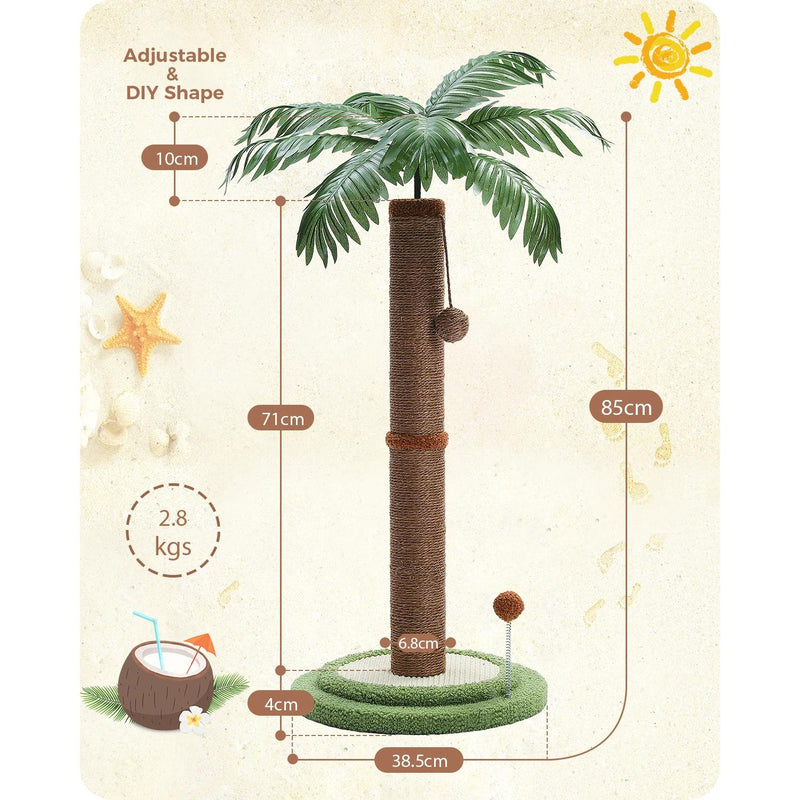 tall cat scratching post, view 8 - MRSLM