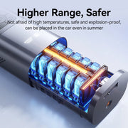 portable 30w car tire inflator with double cylinder air pump, view 8 - MRSLM