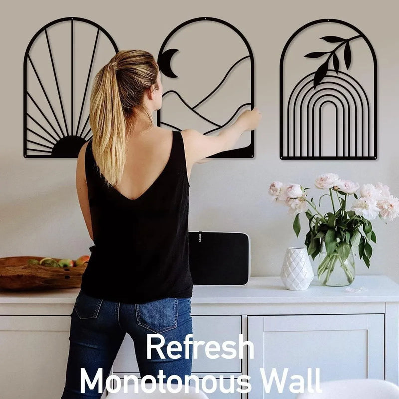 nordic iron line wall art, view 6 - MRSLM
