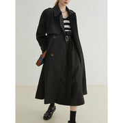 long sleeve double-breasted trench coat, view 6 - MRSLM