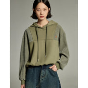 women's fleece hooded pullover, view 5 - MRSLM