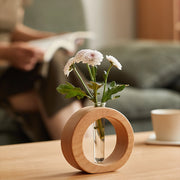 Solid wood mini glass vase, view 9 - MRSLM