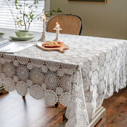 water-soluble embroidery lace tablecloth, view 5 - MRSLM