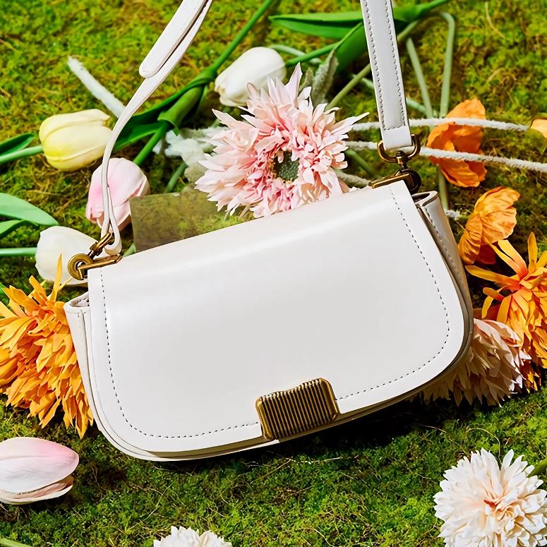 Retro genuine leather crossbody shoulder bag - MRSLM