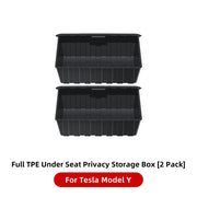 under seat storage box for Model Y, view 2 - MRSLM