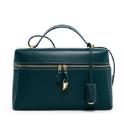 Elegant genuine leather crossbody bag, view 2 - MRSLM