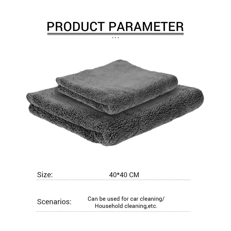 microfiber car detailing towels 40x40cm, view 7 - MRSLM