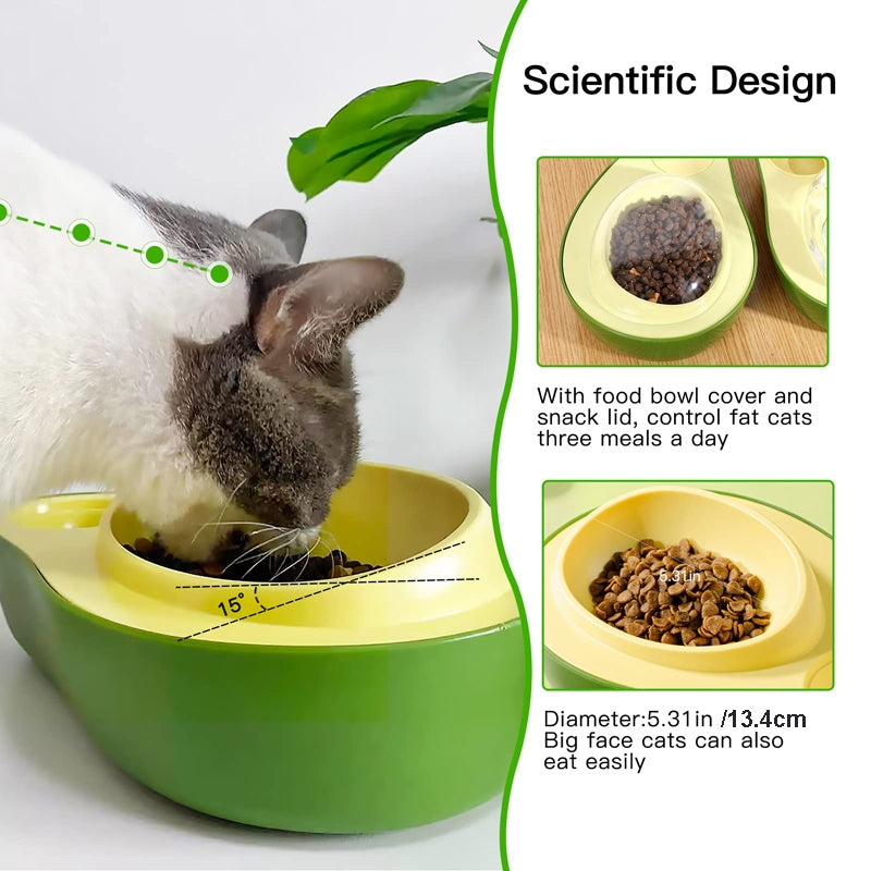 automatic raised pet feeder with water dispenser, view 8 - MRSLM