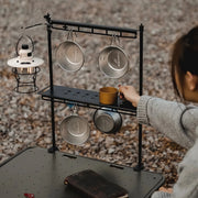 portable camping table storage rack, view 3 - MRSLM