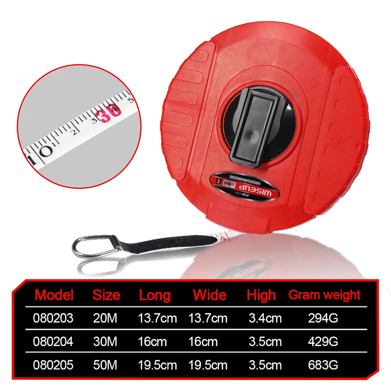 double-sided fiberglass measuring tape, view 7 - MRSLM