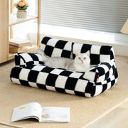 Cozy washable cat couch bed, view 3 - MRSLM