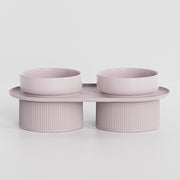 elevated ceramic pet bowls, view 4 - MRSLM