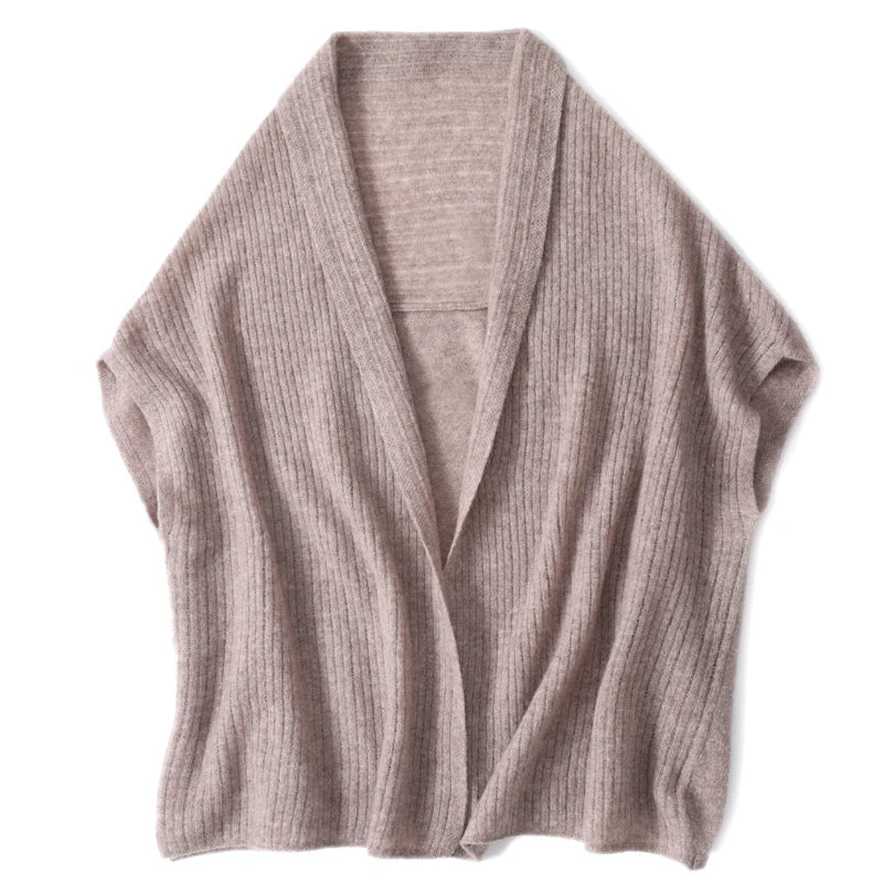 women's wool scarf crumpled knit, view 8 - MRSLM