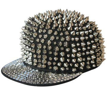 punk pointed rivet hip hop hat, view 30 - MRSLM