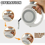 5m retractable dog leash, view 4 - MRSLM