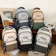 large nylon contrast backpack, view 2 - MRSLM