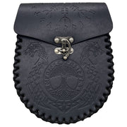 Medieval hanging belt coin purse, view 4 - MRSLM