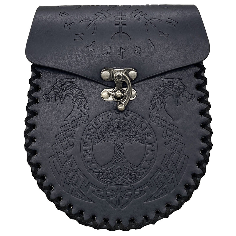 Medieval hanging belt coin purse, view 4 - MRSLM