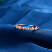 s925 silver simple opal ring - MRSLM