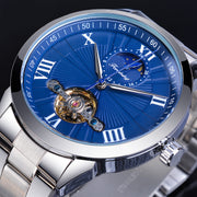 men's automatic moon phase watch, view 4 - MRSLM