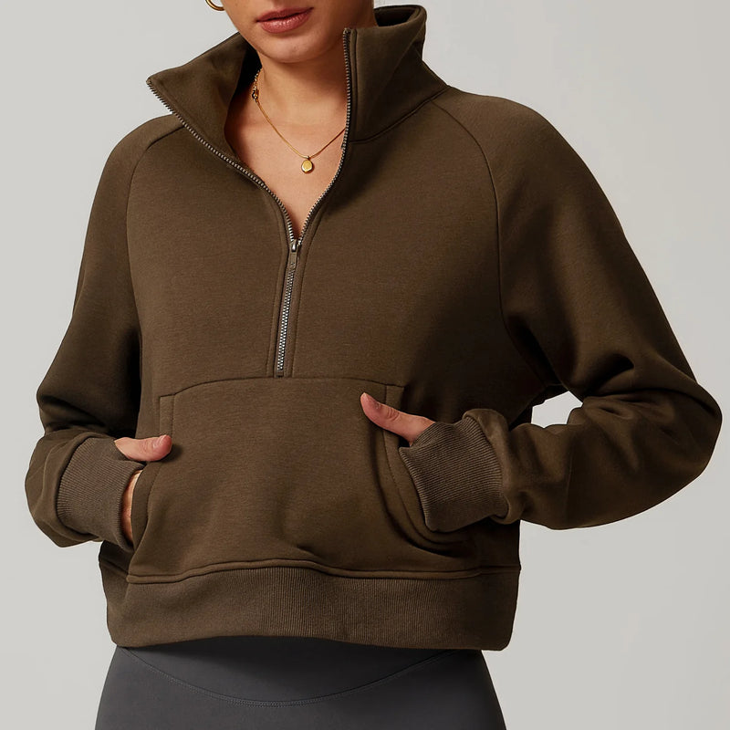 women's winter fleece hoodie, view 5 - MRSLM