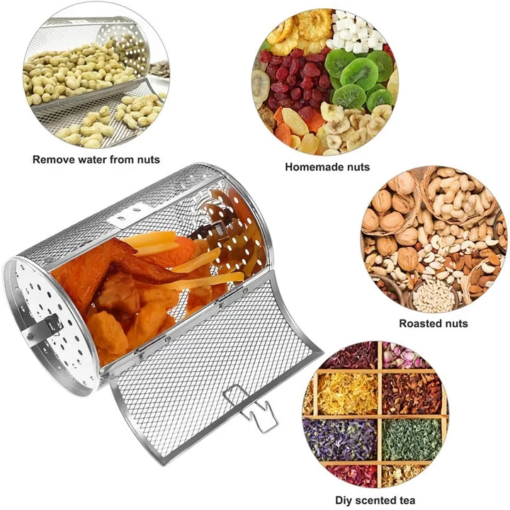 Multi-Purpose Stainless Steel Roasting Drum