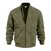 stylish vintage slim men's jacket, view 3 - MRSLM