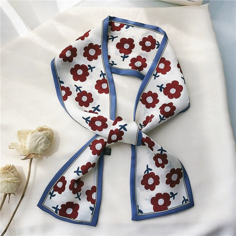 silk scarf hair band, view 10 - MRSLM