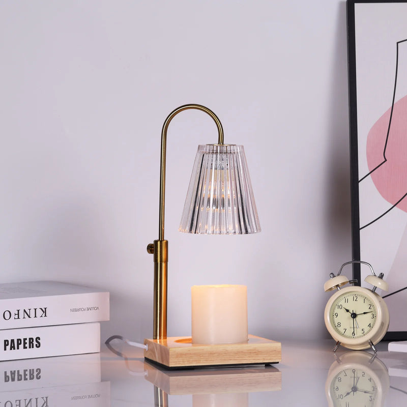 retro candle warmer lamp, view 2 - MRSLM
