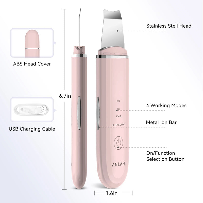 ultrasonic skin scrubber, view 8 - MRSLM