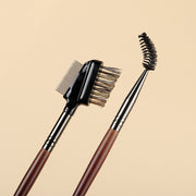 4-piece angled eyebrow and eyeliner brush set, view 5 - MRSLM