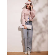 adjustable stand collar short jacket, view 2 - MRSLM