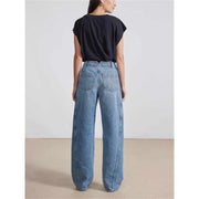 vintage high waist blue jeans, view 5 - MRSLM