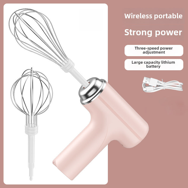 wireless electric food mixer, view 2 - MRSLM
