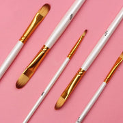 5-piece acrylic and oil paint brush set, view 4 - MRSLM