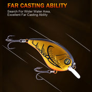 70mm floating crankbait minnow lure, view 7 - MRSLM