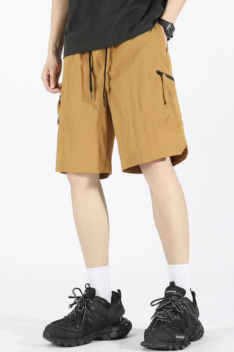 Men's thin nylon sports shorts, view 9 - MRSLM