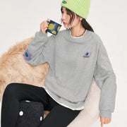 loose fit fake two-piece sweatshirt - MRSLM