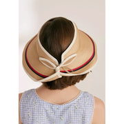 summer raffia visor cap, view 7 - MRSLM