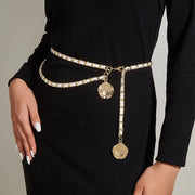 adjustable metal waist chain belt, view 5 - MRSLM