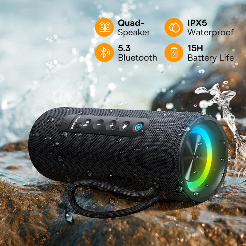 portable bluetooth speaker ipx5, view 5 - MRSLM