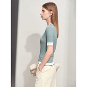 jacquard knit top, view 6 - MRSLM