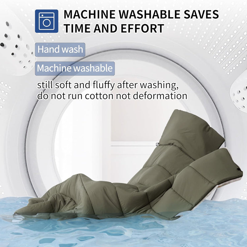 hooded waterproof sleeping bag, view 8 - MRSLM
