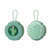 flower pattern silicone shampoo brush, view 5 - MRSLM