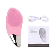 electric silicone face cleansing brush, view 3 - MRSLM