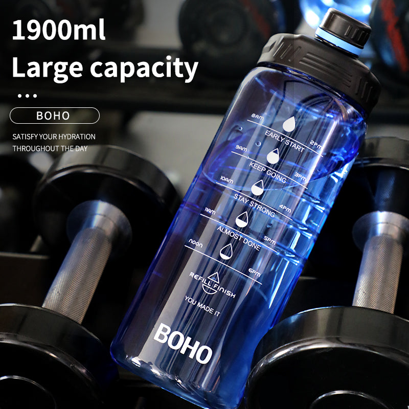 2 liter water bottle with straw, view 5 - MRSLM