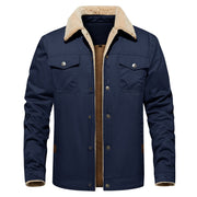 Men's sherpa lined trucker jacket, view 6 - MRSLM