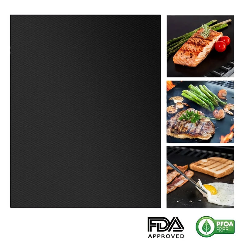 Reusable non-stick BBQ grill mat, view 6 - MRSLM